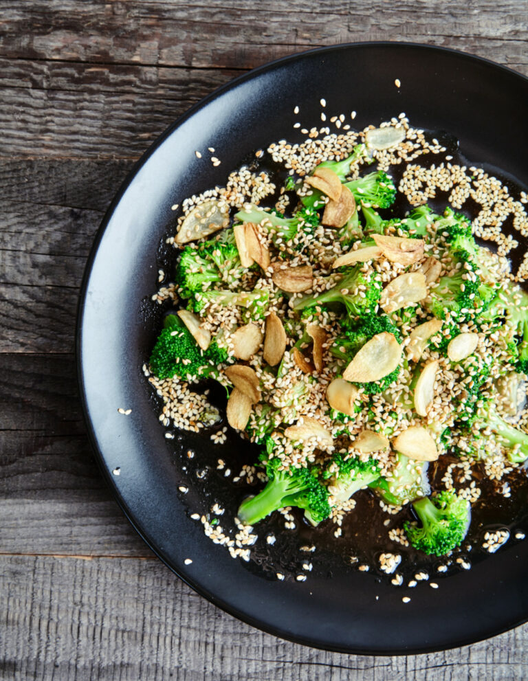 Asian Broccoli with Soy Sauce and Ginger easy to make step-by-step recipe