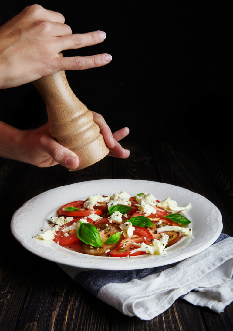Classy Caprese Salad easy to make step-by-step recipe