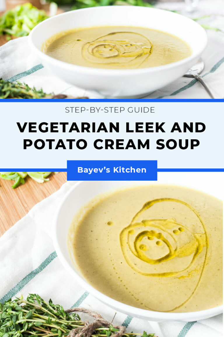 Leek and Potato Soup Vegetarian : Step by step recipe