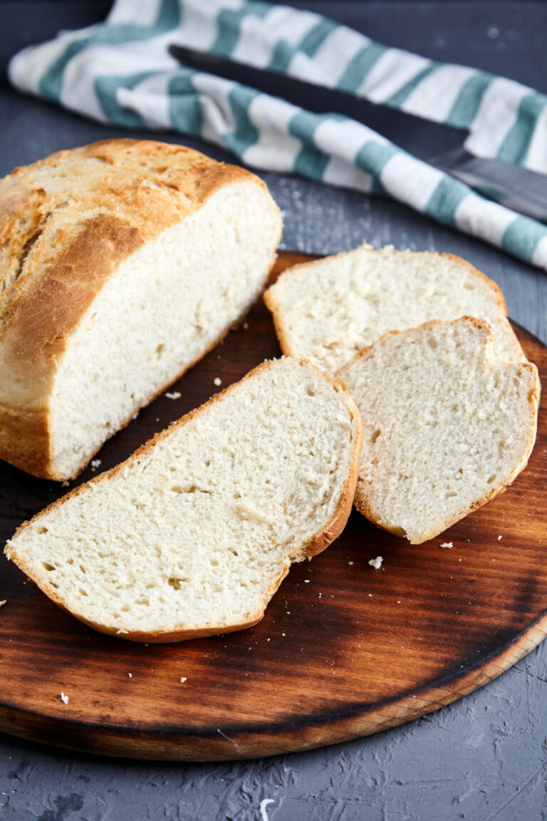 Пошаговый рецепт простого домашнего хлеба за час