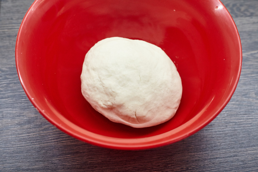 Then transfer the dough to the big bowl for italian breadsticks grissini