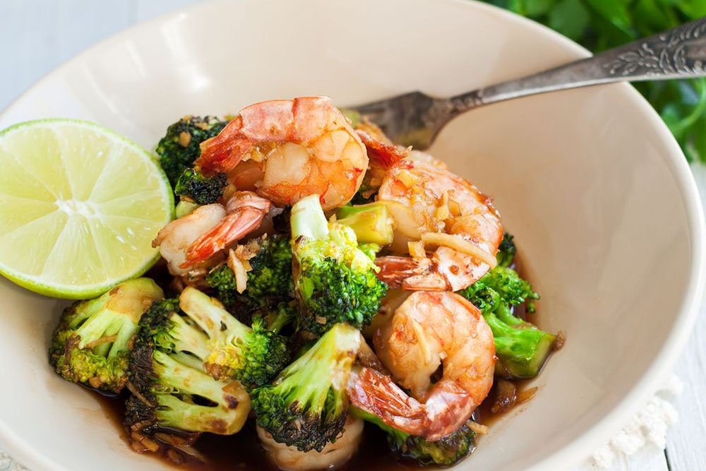 #14 Shrimp and broccoli with honey-soy sauce. - Fresh's recipe | 20 cabbage recipe ideas 