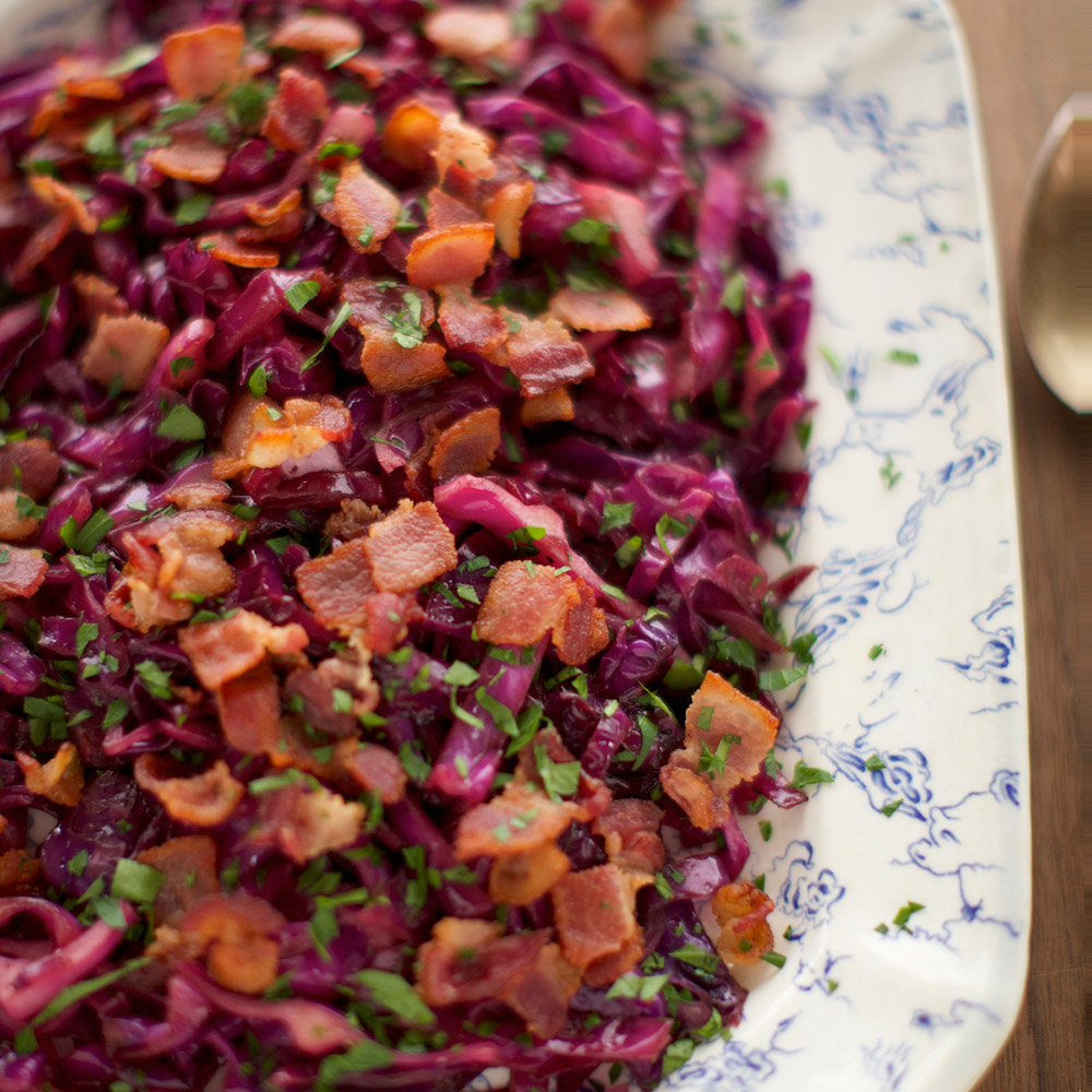 # 14 Fried red cabbage with bacon - Foodandwine's recipe - - 23 red cabbage recipe ideas