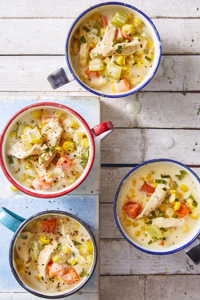 #11 Крем-суп с курицей и кукурузой - Рецепт от Goodhousekeeping  | 30 простых рецептов из куриного филе