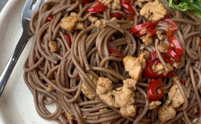 # 48 Soba noodles with ground turkey.  Inoeda's recipe | 50 minced meat recipe ideas 