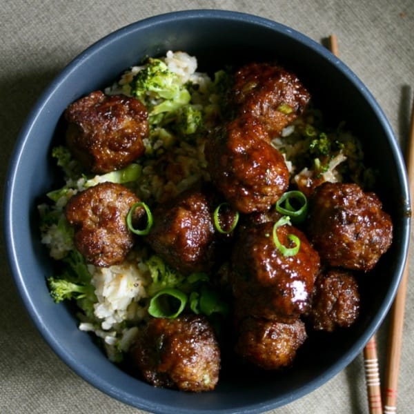 #17 Sweet mithballs with teriyaki sauce Cleaneatingwithkids's recipe | 50 minced meat recipe ideas 