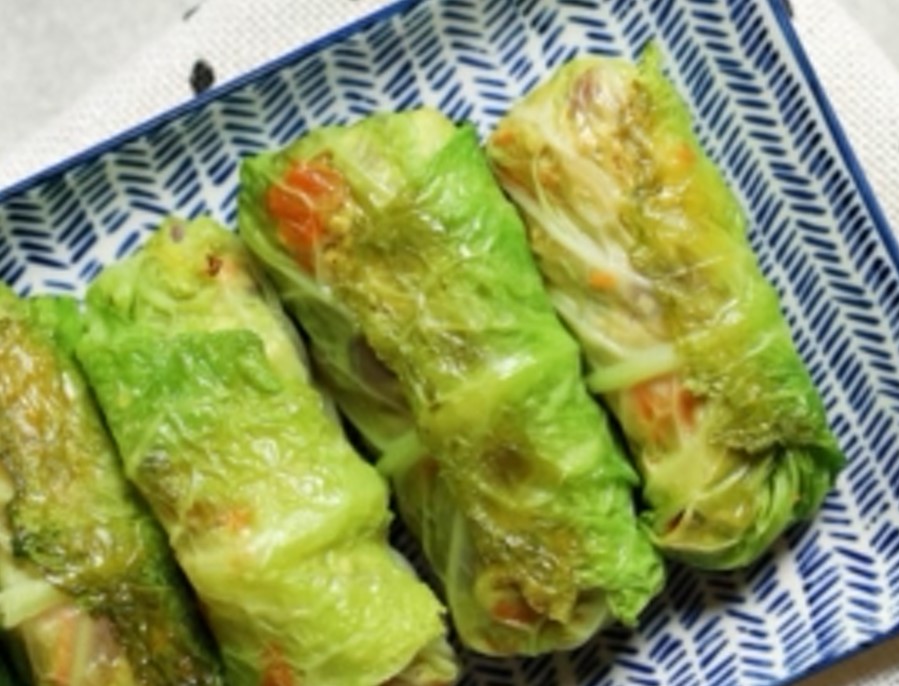 #2 Spring rolls with chicken Ditchthecarbs's recipe | 50 minced meat recipe ideas 