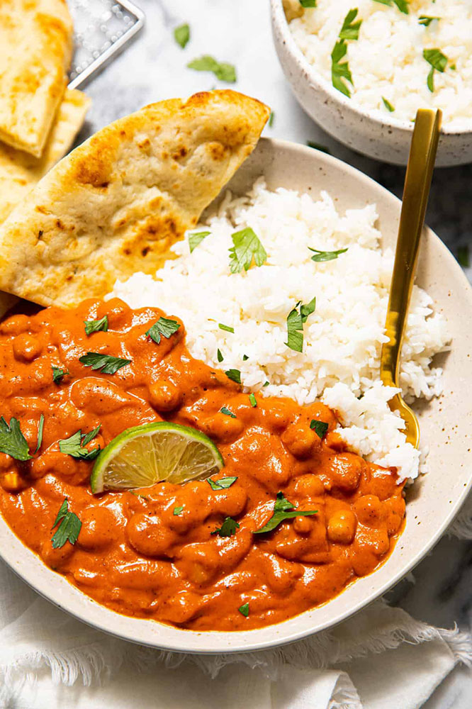 #31. Spicy chickpea masala.