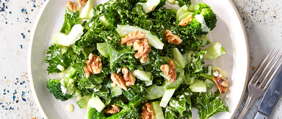 #5 Cabbage and broccoli salad with kefir dressing