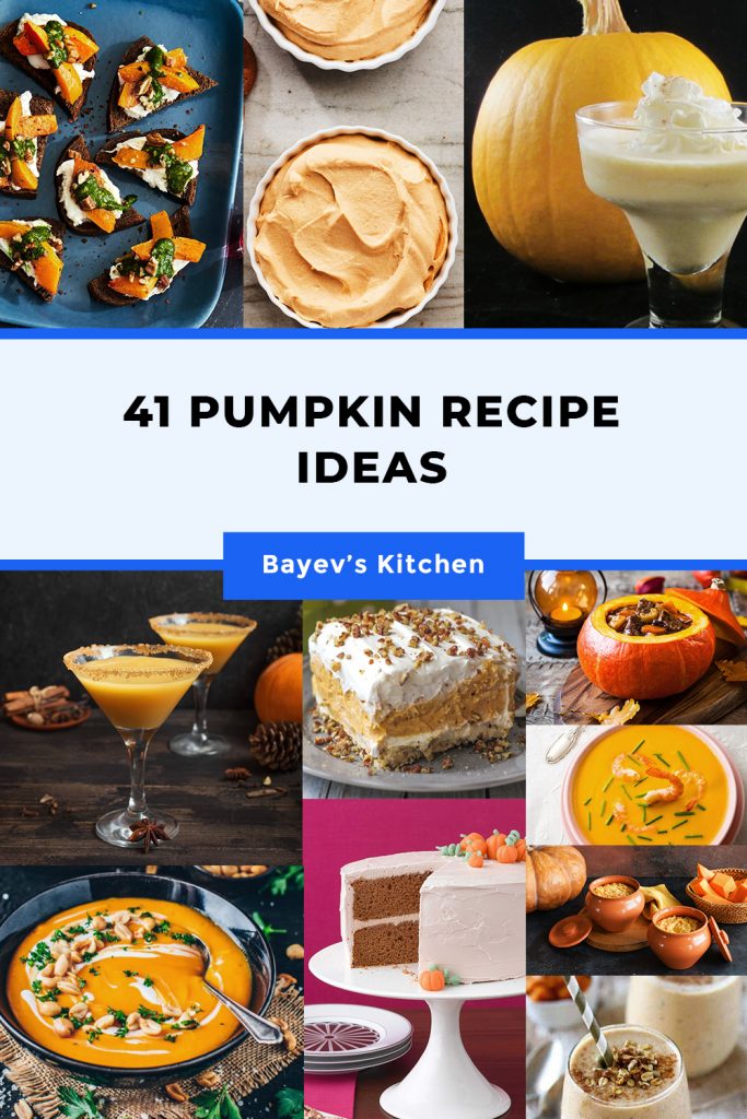 41 Pumpkin Recipe Ideas