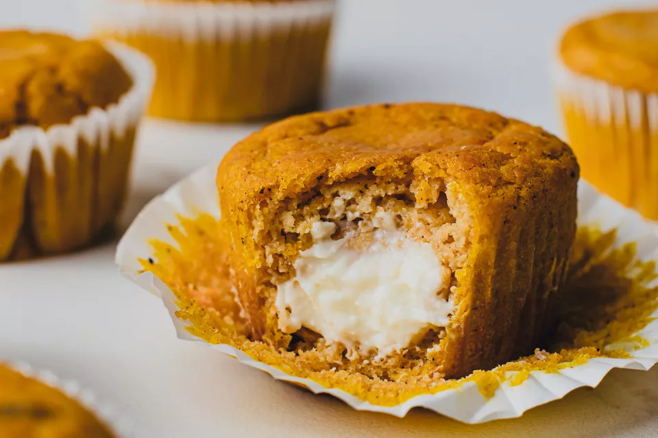# 15. Pumpkin cream muffins.