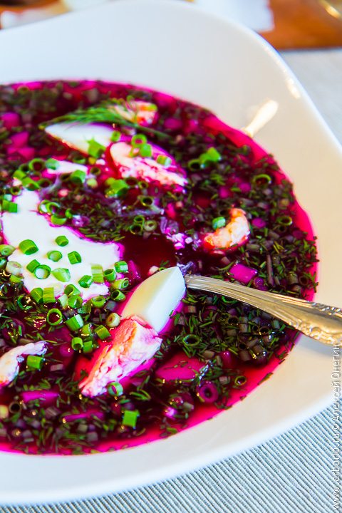 #2 Cold beetroot soup.