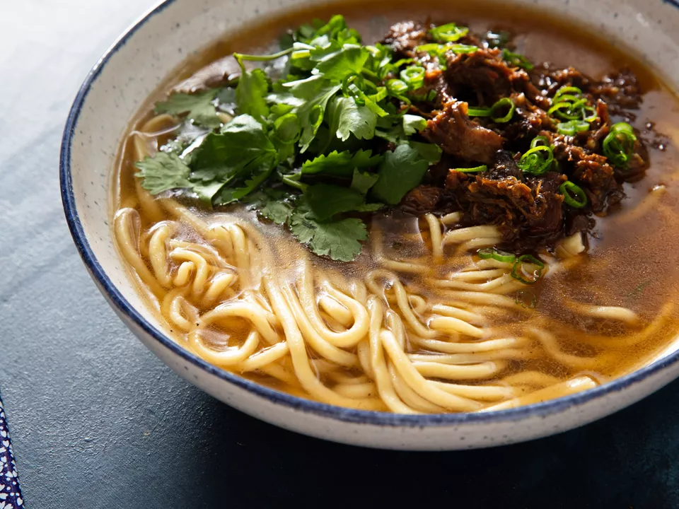 #25 Chinese lamb noodle soup.