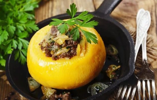 #35 Potato casserole with wild mushrooms and turnips