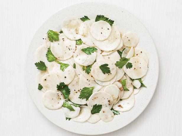 #4 Salad with white turnips and herbs