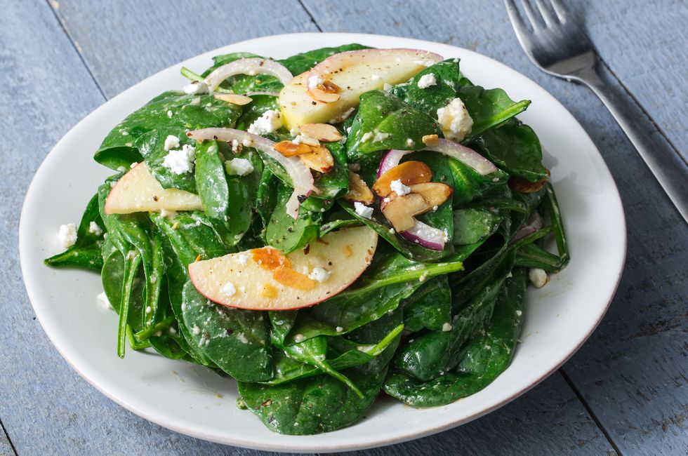 #4 Spinach and almond salad