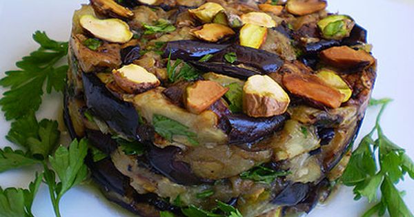 #6 Eggplant salad with pistachios