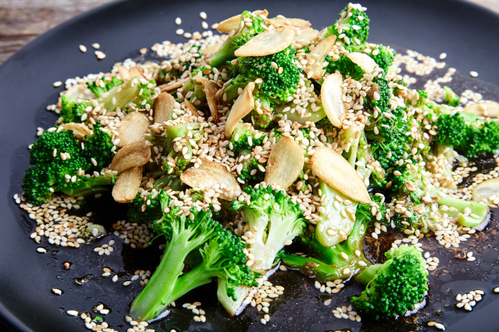 #1 Broccoli with soy sauce and Asian-style ginger