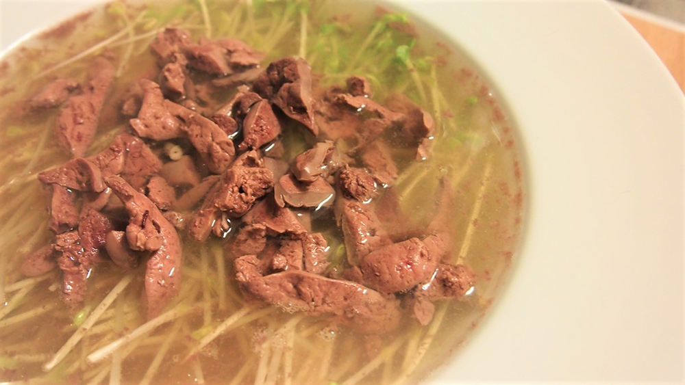 #19 Chinese chicken liver soup