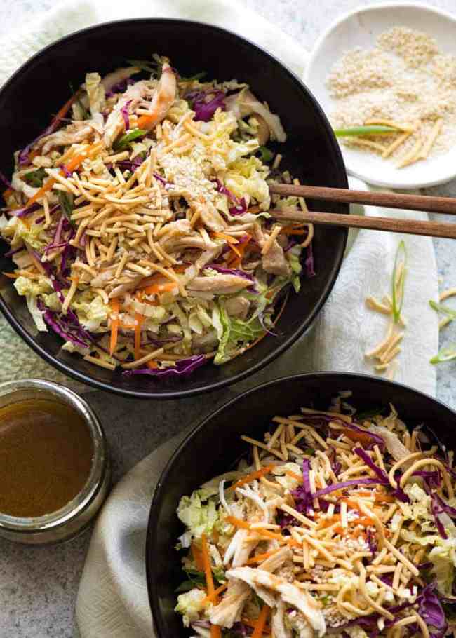 #11. Asian salad with chicken breast