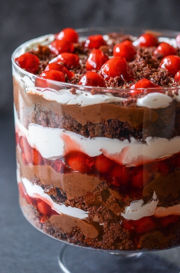#13 Dark forest chocolate and cherry trifle