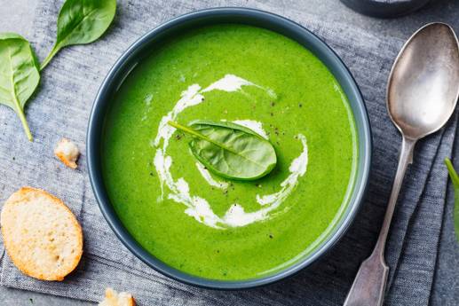 #13  Quick spinach soup (Low Carb)