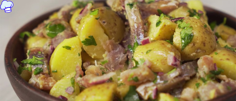 #16 Potato salad with smoked herring