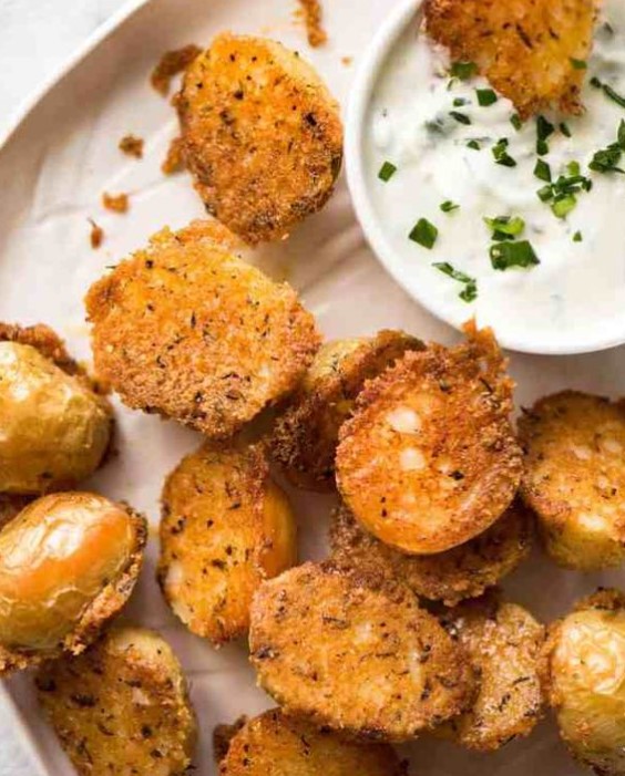 #25 Бебі-картопля у сирі пармезан