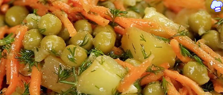 #28 Картофельный салат с корейской морковью