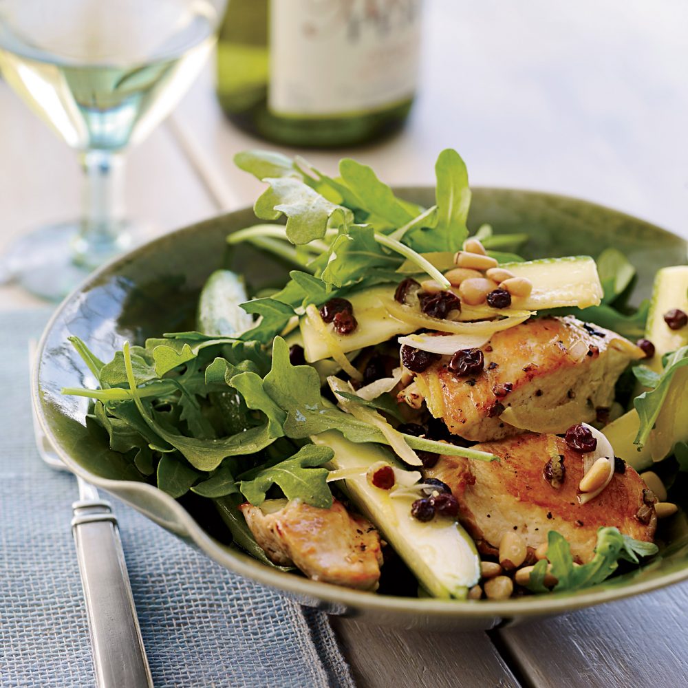 #4 Chicken breast salad with zucchini, lemon and pine nuts