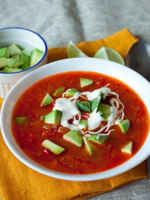 #42 Spicy vegetable soup with quinoa