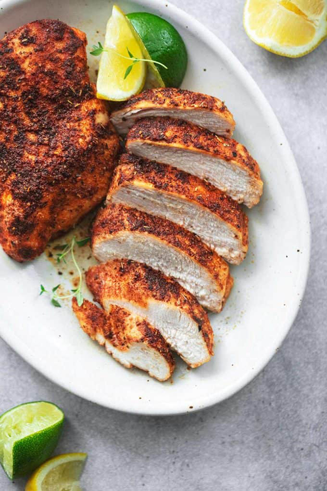 #44  Baked chicken breasts with lime