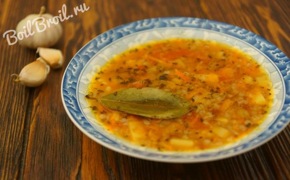 #44 Суп с гречкой и картошкой