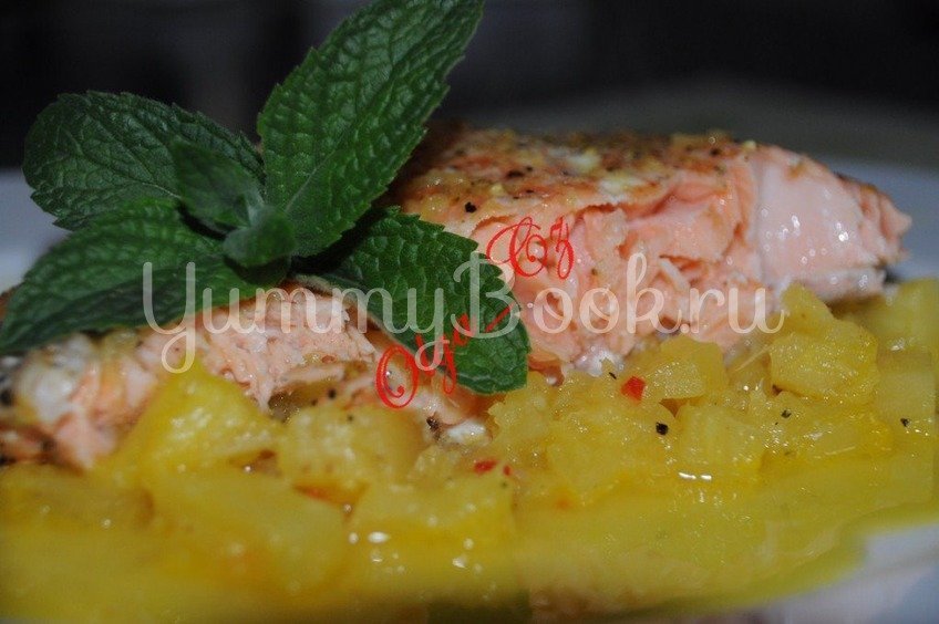 #46 Salmon in a spicy orange-ginger sauce
