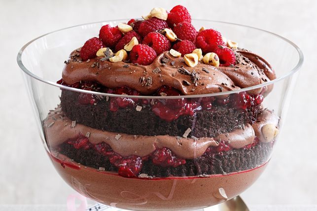 #5 Raspberry and hazelnut trifle
