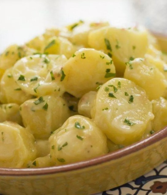 #8 Potato salad with garlic