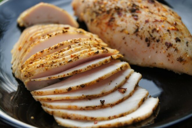#8  Homemade pastrami from turkey or chicken breast