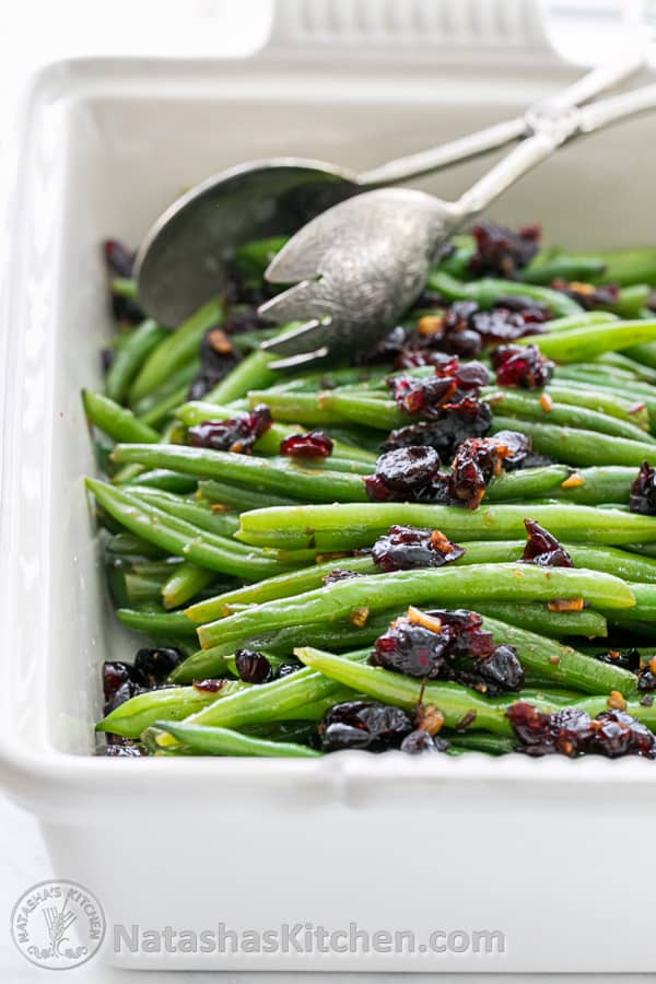 #17 Green beans with cranberries