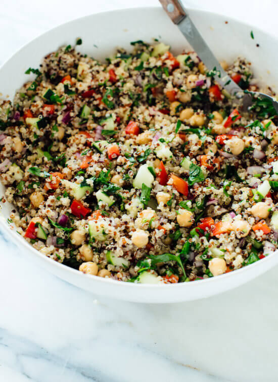 #20 Simple vegetable salad with quinoa