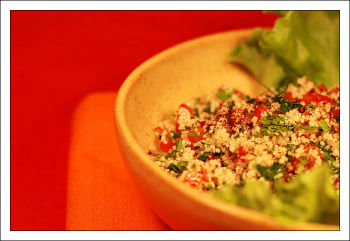 #21 Quinoa, vegetable and bulgur salad