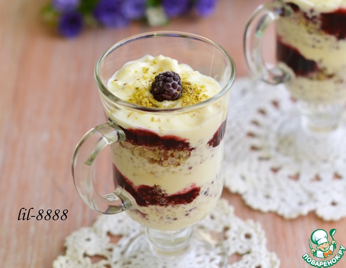 #35. Bavarian dessert with quinoa
