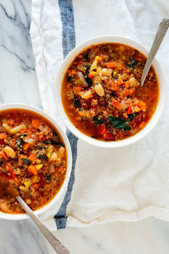 #39. Vegetarian quinoa soup