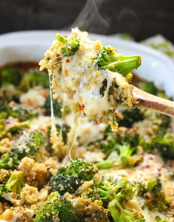 #53. Quinoa and broccoli casserole
