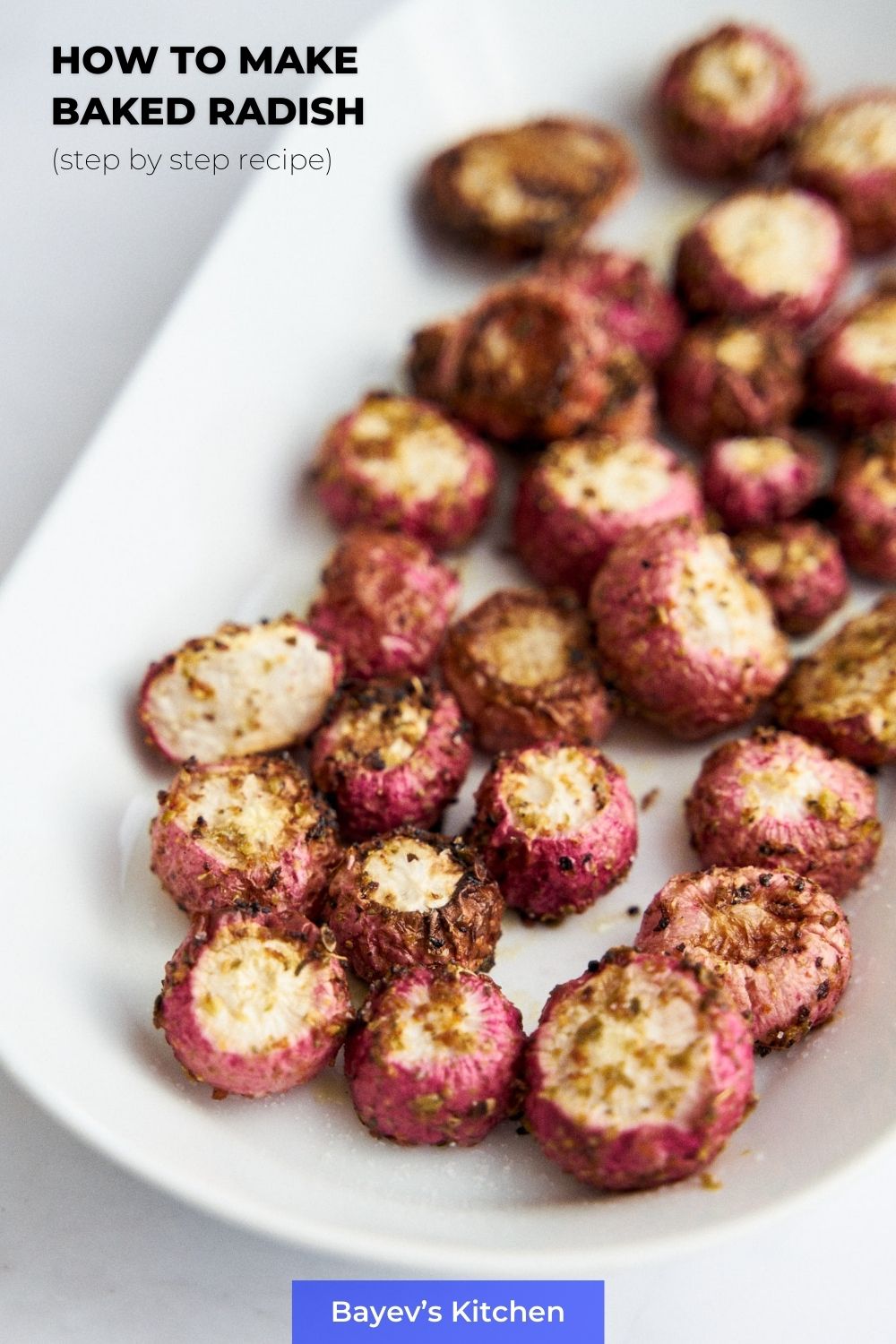 Baked radishes in the oven, recipe with step-by-step instructions and photos. Quick and easy dishes for every day