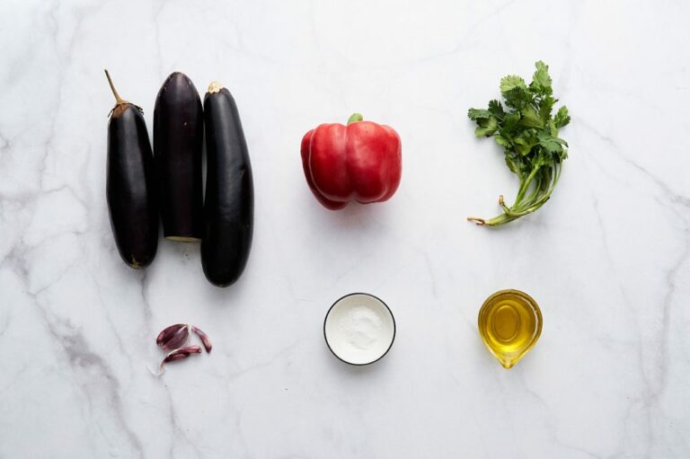Greek Eggplant Meze with Red Bell Pepper | BayevsKitchen