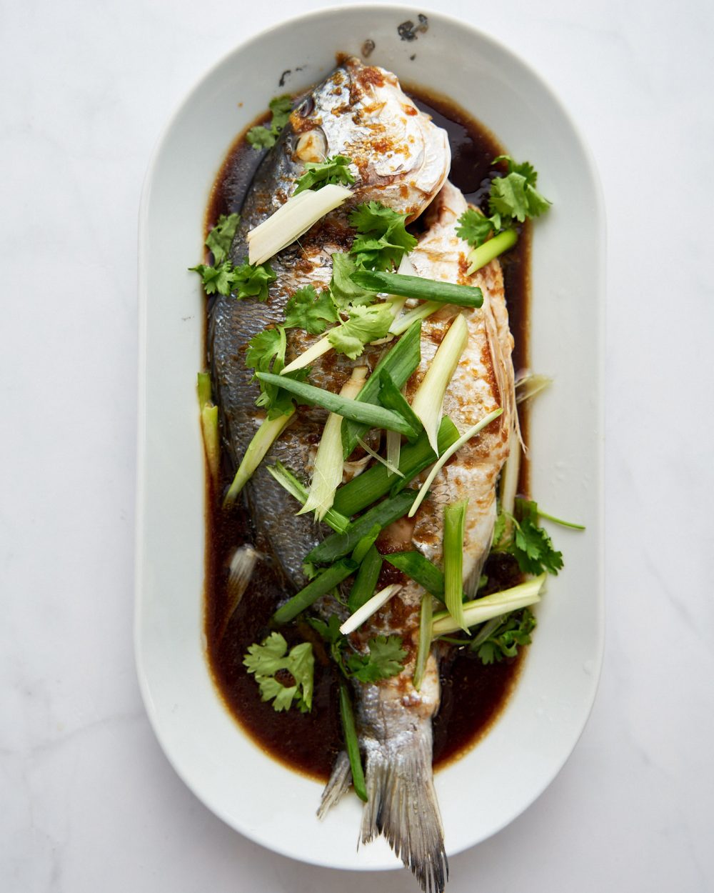 Steamed Sea Bream Chinese style