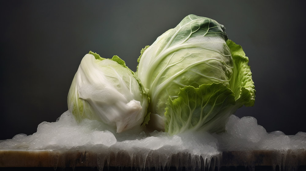 cooked cabbage frozen