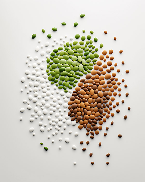 Green or Brown Lentils as chickpeas substitute