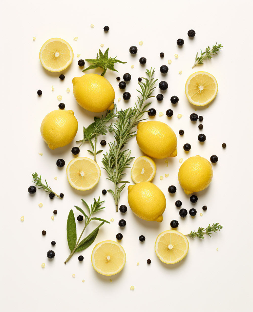 lemon thyme and black pepper