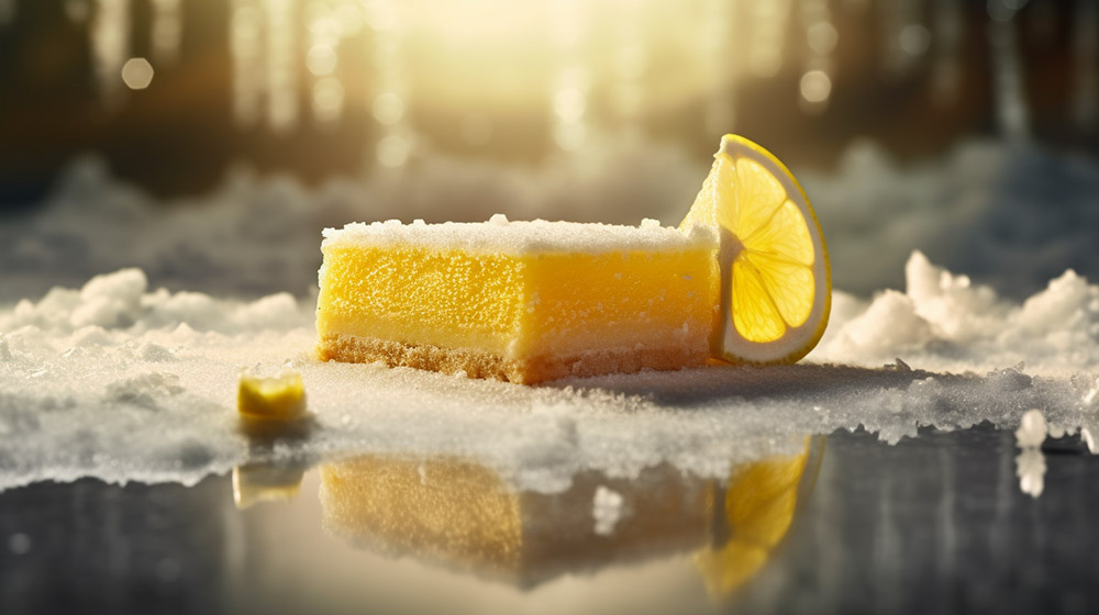 frozen lemon bars
